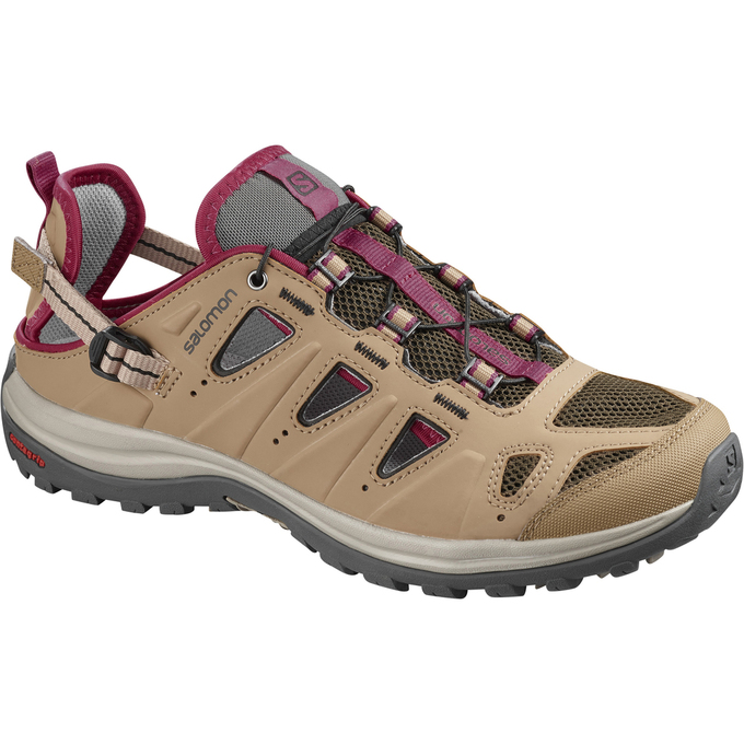 SALOMON ELLIPSE CABRIO Philippines - Women's Running Shoes - Brown | 879506-UTY